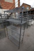 *Stainless Steel Five Tier Shelving