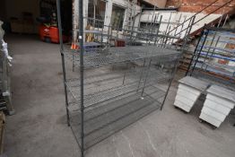 *Grey Four Tier Shelving