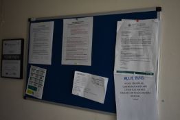 *Wall Mounted Pinboard