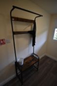 *Freestanding Hat, Coat, and Shoe Rack