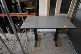 Rectangular Double Pedestal Table