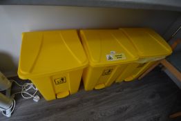 *Three Clinical Wastebins