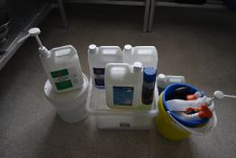 *Assorted Cleaning Chemicals and Detergents