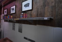 *Stainless Steel Wall Shelf 200x30cm