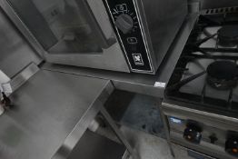 *Stainless Steel Preparation Table with Upstand to Rear, and Undershelf on Tubular Frame 85x60cm