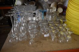 Quantity of Assorted Glasses