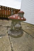 *Cast Concrete Toadstool