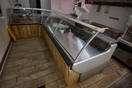 *Eurocryor L-Shape Butcher’s Refrigerated Serve Over Counter 400x250cm