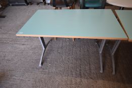 Pale Turquoise Rectangular Table