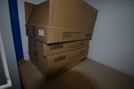 *Four Boxes of Red Water Soluble Strip Laundry Bags