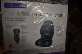 * Tigh and Back Massage Chair
