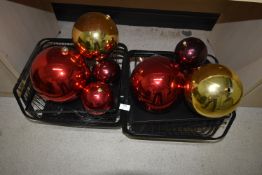 *Large Christmas Baubles and Storage Baskets