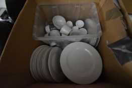 Box of Assorted Ramekins and Plates