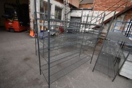 *Grey Four Tier Shelving