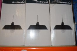 *Four Black Lampshades