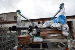 *Quantity of Assorted Piping, Guttering, Laminate Flooring, etc. (stillage not included)