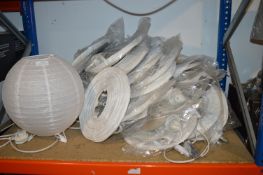 *Contents of Shelf to Include a Quantity of Lantern Table Lamps