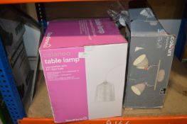 *Table Lamps, and a Two Spot Br Ceiling Light