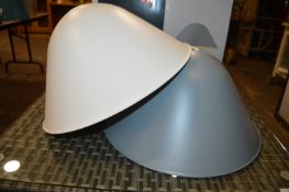 *One Grey and Three White Lampshades