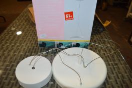 *Two Integrated LED Pendant Lights