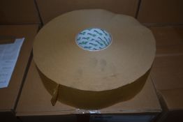 *Two Boxes of 4 Rolls of Solvent Adhesive Craft Paper Machine Tape 72mm x 500m