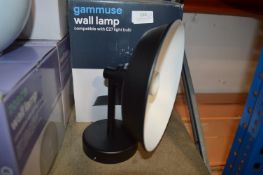 *Three Black Wall Lamps