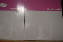 *Seven White Table Lamps