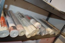 *Contents of Shelf to Include Assorted Wallpaper