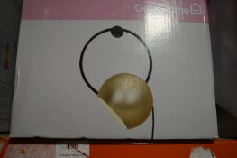 *Five Black & Gold Effect Wall Lamps