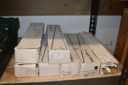 *Seven Packs of Ten 37cm White Shelf Brackets