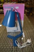 *Three Blue Table Lamps