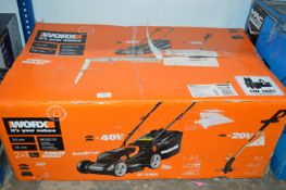 *Worx Electric Lawnmower