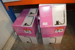 *Six Black Table Lamps