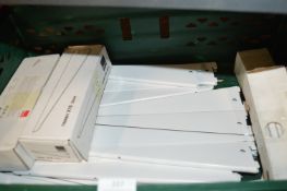 *Quantity of Assorted White Shelf Brackets