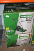 *Two Hawksmoor Electric Lawnmowers