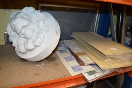 Quantity of Chess Boards and a Lion Head