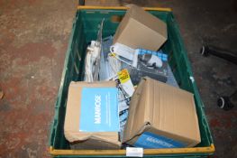 *Quantity of Assorted Back Draft Shutters, Downlights, Driver Boxes for Cabinet Lighting, Batteries,