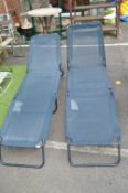 Pair of Garden Loungers