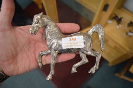 White Metal Horse