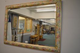 Floral Framed Bevelled Edge Mirror