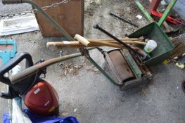 Ransom’s Manual Lawnmower, Patio Brushes, etc.