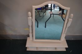 White Painted Dressing Table Mirror