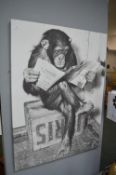 Canvas Wall Art Monkey Photograph