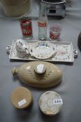 Assorted Pottery and Glassware Including Coca-Cola