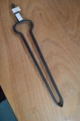 Pair of Wrought Iron Fire Tongs
