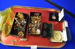 Vintage Costume Jewellery Brooches, Collectibles, Wristwatch, etc.