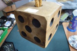Decorative Wooden Dice Door Stop
