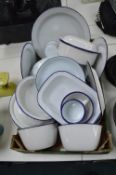 Vintage Blue & White Enamel Cookware