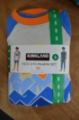 Kirkland Kid’s 4pc Pyjama Set Size: 8 years