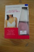 *Carole Hochman Seamless Comfort Bra 2pk Size: L